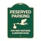 Signmission Designer Series-Reserved Parking For New Mothers & Mothers To-be, 24" x 18", G-1824-9762 A-DES-G-1824-9762 - alternate 1